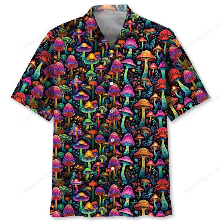 Colorful Mushroom Hawaiian Shirt