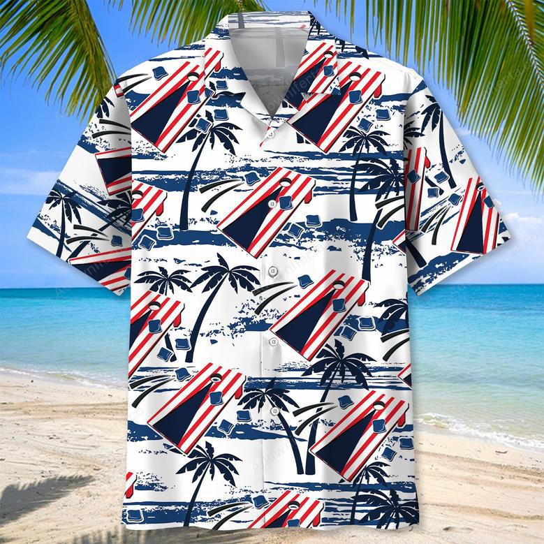 Cornhole American Beach Hawaiian Shirt