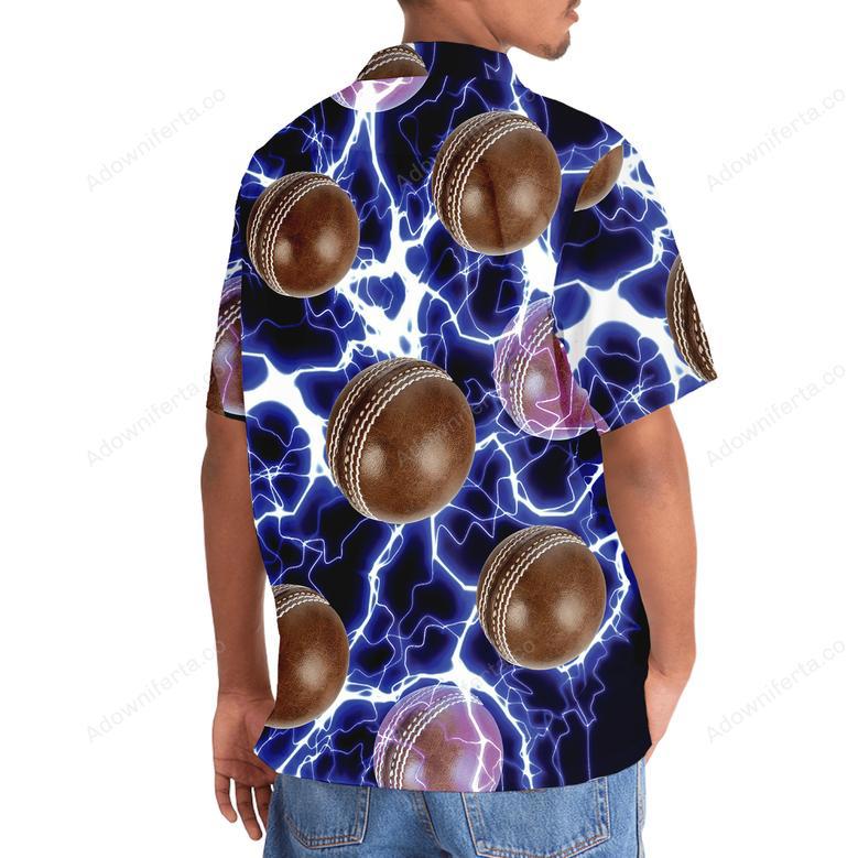 Cricket Ball Thunder Hawaiian Shirt