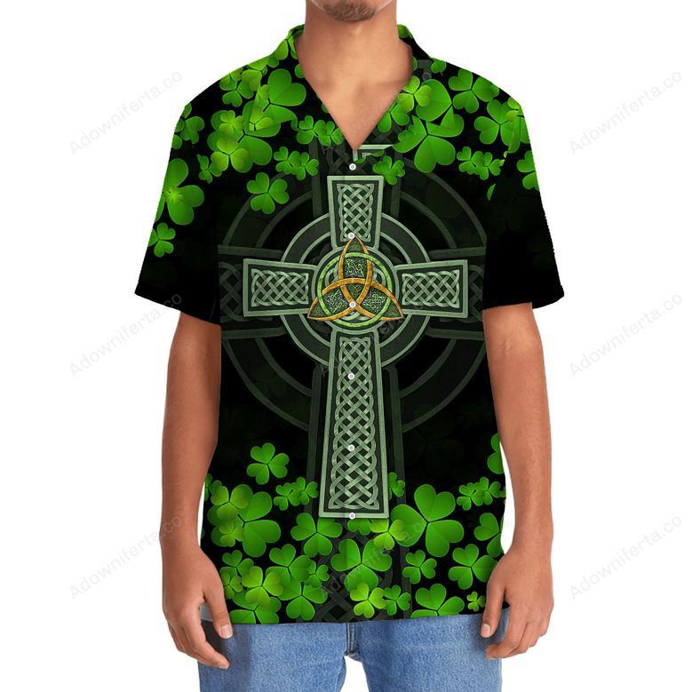 Cross Green Irish St.Patrick Day Hawaiian Shirt