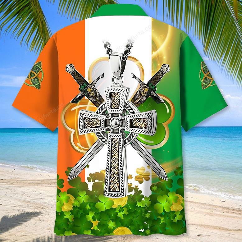 Cross St.Patrick Day Hawaiian Shirt