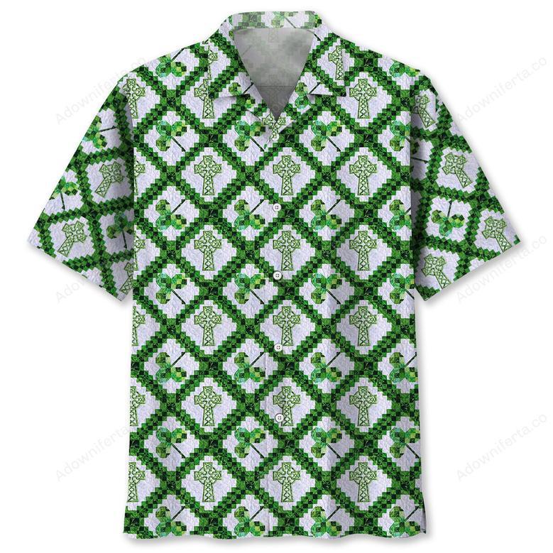 Cross St.Patrick Day Hawaiian Shirt