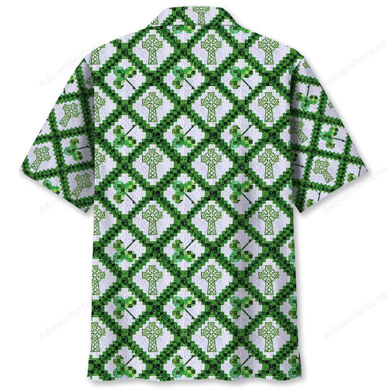 Cross St.Patrick Day Hawaiian Shirt