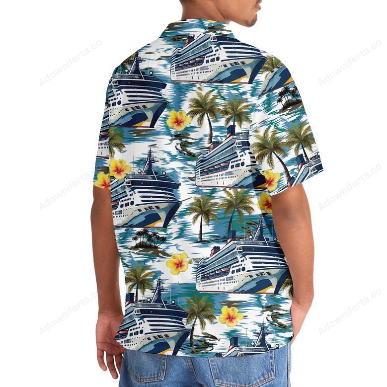 Cruise Tropical Hibiscus Hawaiian Shirt