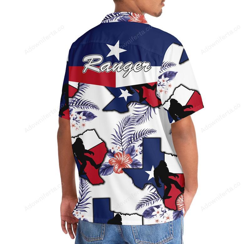 Custom Name Texas Bigfoot Hawaiian Shirt