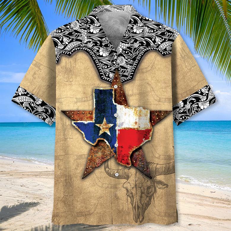 Custom Name Texas The Lone Star State Hawaiian Shirt