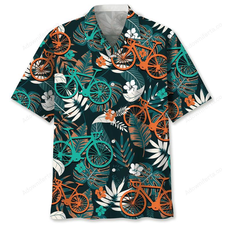 Cycling Color Tropical Hawaiian Shirt