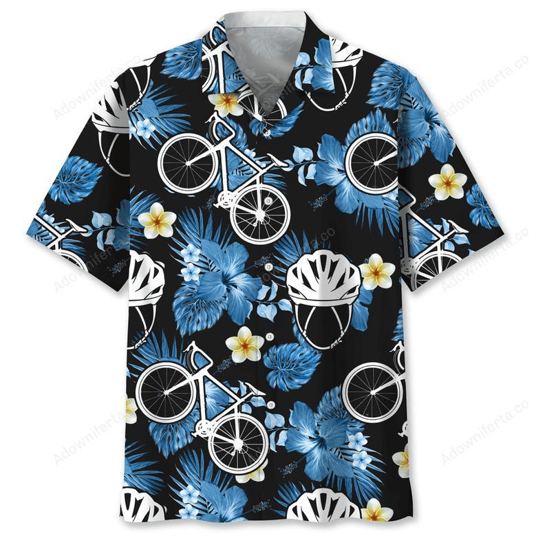 Cycling Nature Hawaiian Shirt