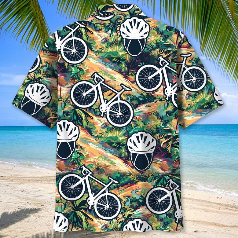 Cycling Tropical Terrain Hawaiian Shirt