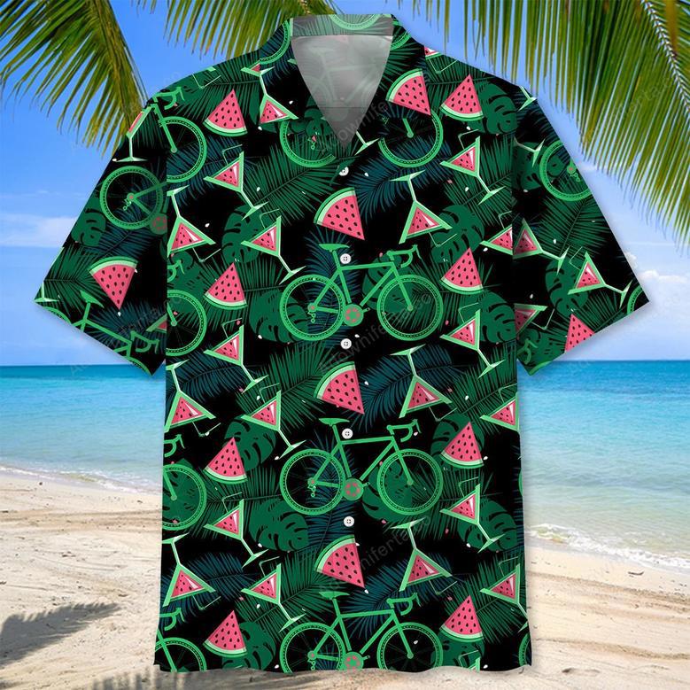 Cycling Watermelon Hawaiian Shirt