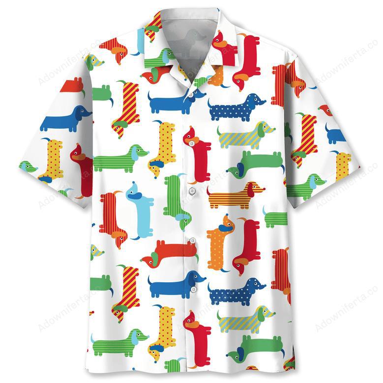 Dachshund Hawaii Funny Hawaiian Shirt