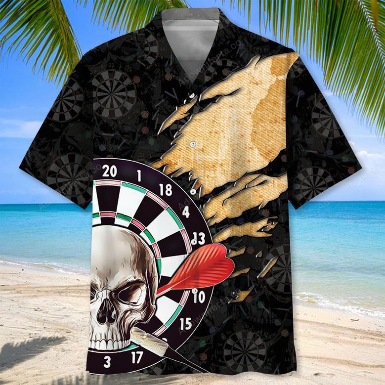 Dart Skull Hawaiian Shirt