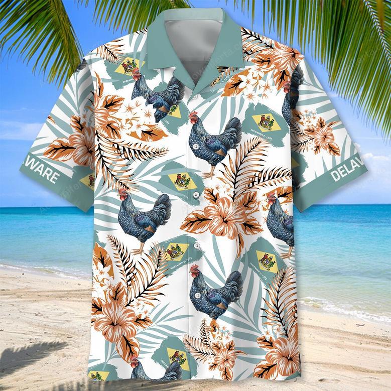 Delaware State Proud Hawaiian Shirt