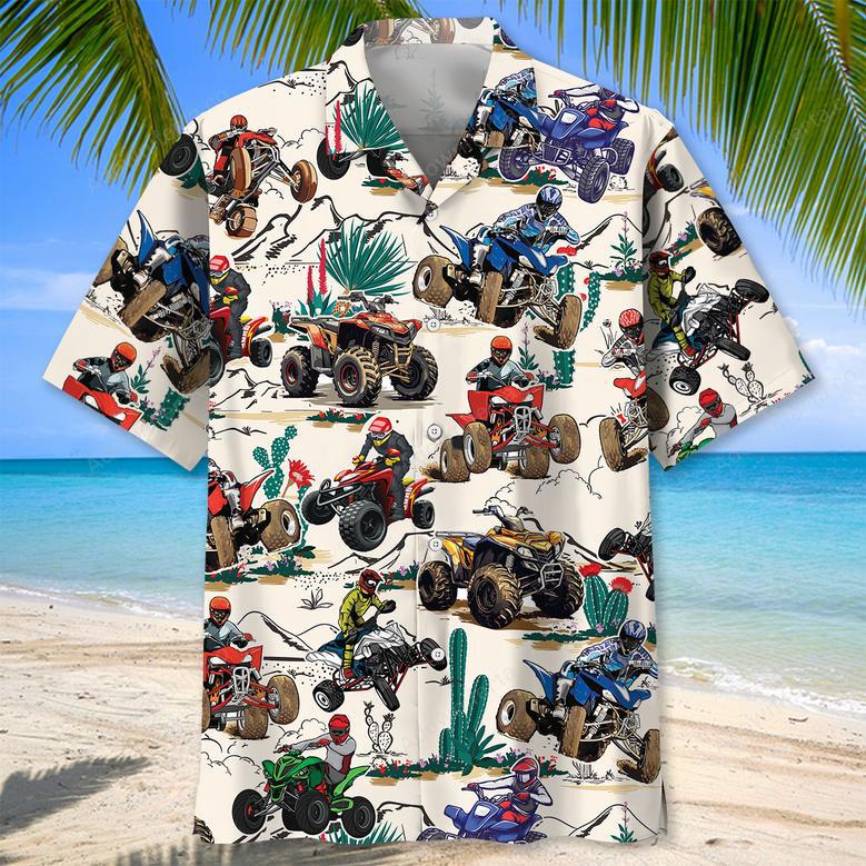 Desert ATV Racing Hawaiian Shirt