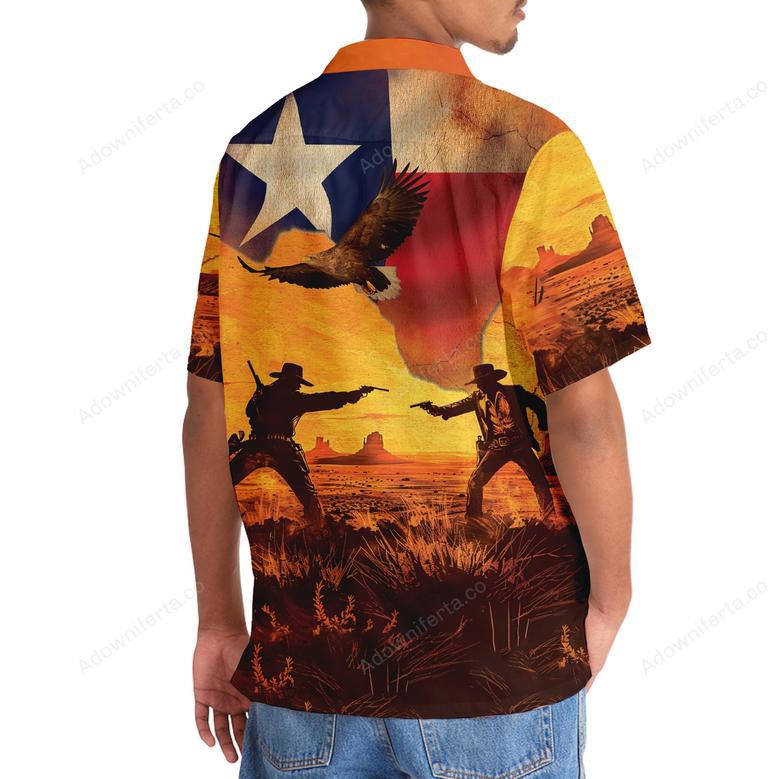 Desert Cowboy Duel Hawaiian Shirt