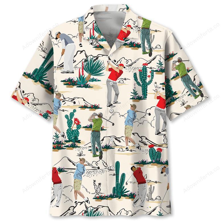 Desert Golf Hawaiian Shirt