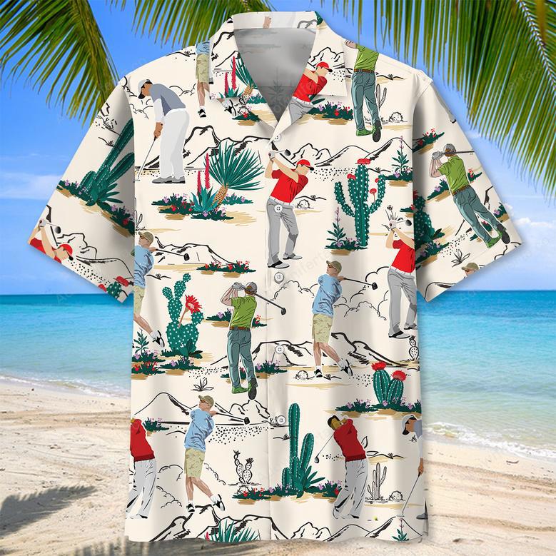 Desert Golf Hawaiian Shirt