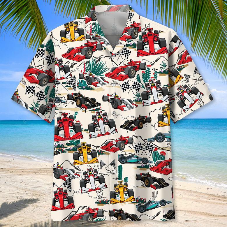 Desert Racing Car Hawaiian Shirt