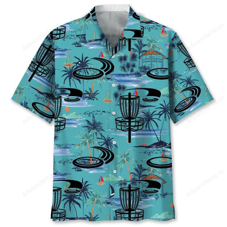 Disc Golf Beach Hawaiian Shirt