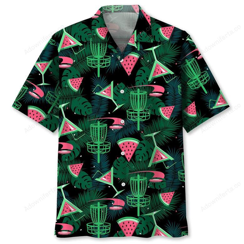 Disc Golf Watermelon Hawaiian Shirt