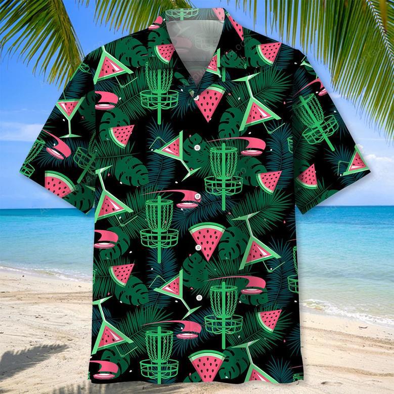 Disc Golf Watermelon Hawaiian Shirt