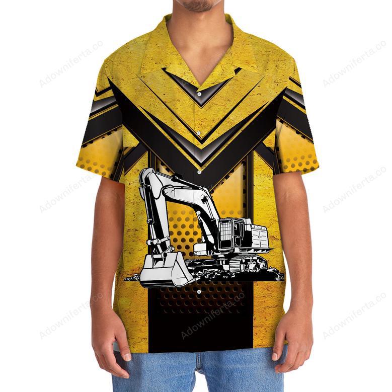 Don't Mess With Heavy Equipment Operator Hawaiian Shirt