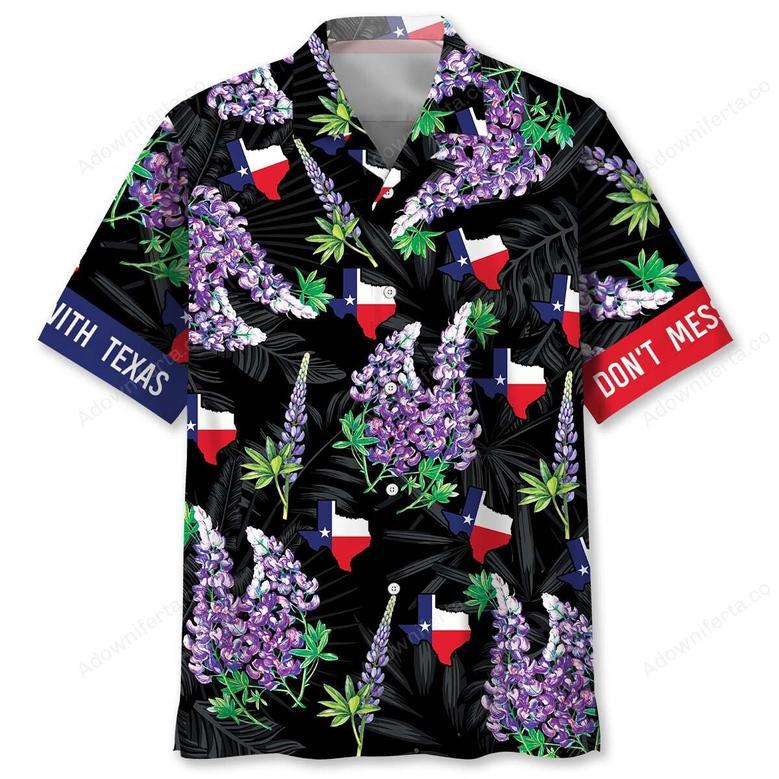 Don't Mess With Texas Hawaiian Shirt Men