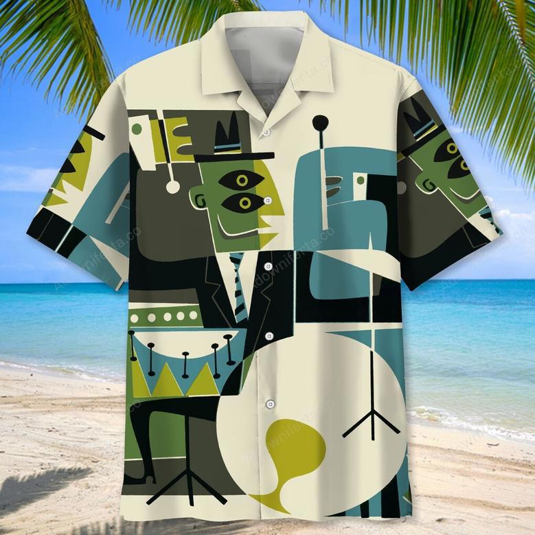 Drum Abstract Hawaiian Shirt