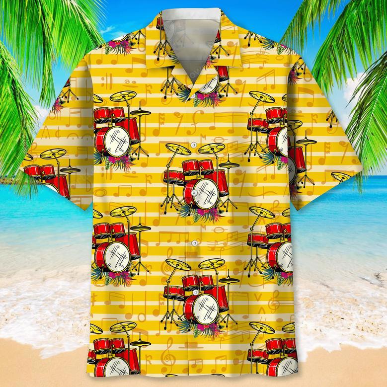 Drum Music Hawaiian Shirt