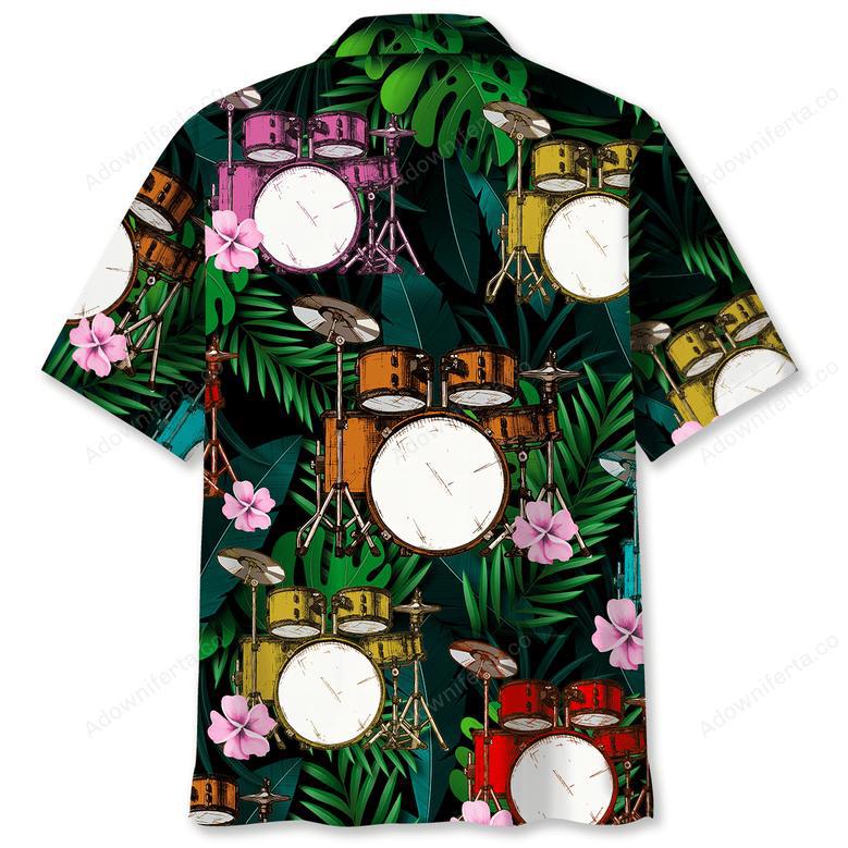 Drum Tropical Hawaiian Shirt