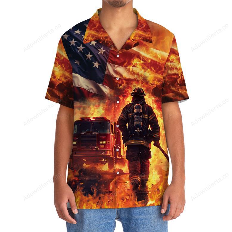 Firefighter Memories Hawaiian Shirt