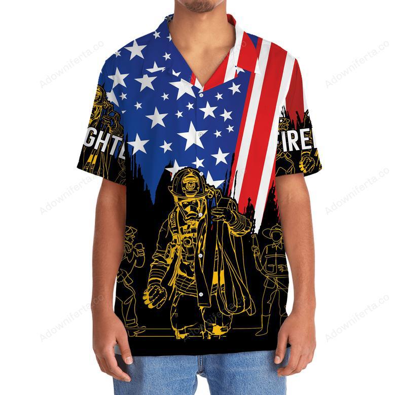 Firefighter Of July Proud Hawaiian Shirt