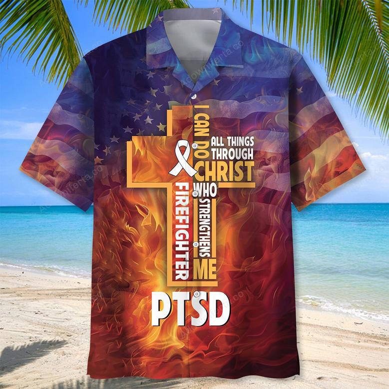 Firefighter PTSD Is Not A Sign Of Weakness Hawaiian Shirt