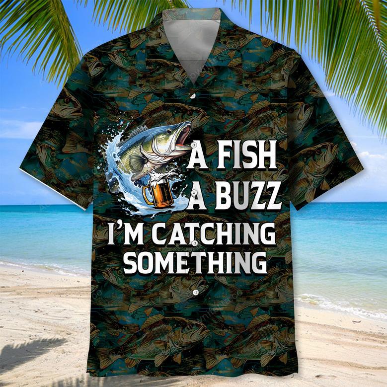 Fishing A Fish A Buzz Hawaiian Shirt