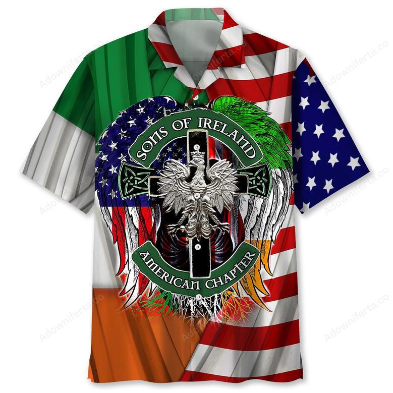 Flag Irish St.Patrick Day Hawaiian Shirt