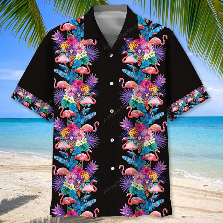 Flamingo Pineapple Hawaiian Shirt