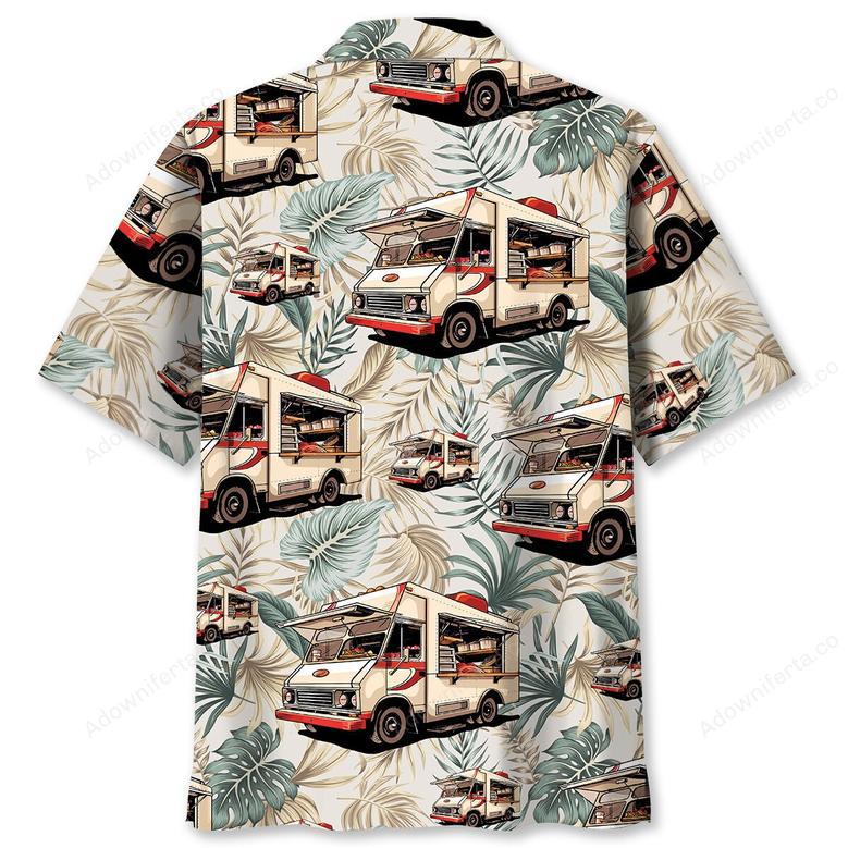 Food Truck Tropical Vintage Hawaiian Shirt