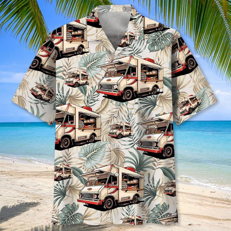 Food Truck Tropical Vintage Hawaiian Shirt