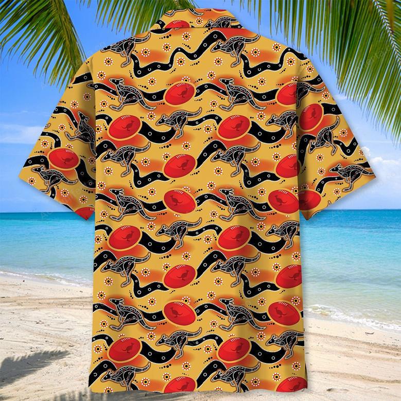 Football Lover Aboriginal Pattern Hawaiian Shirt