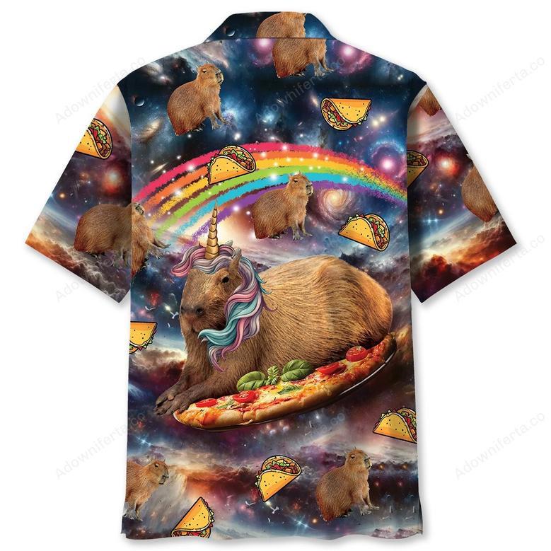 Funny Capybara Tacos Hawaiian Shirt