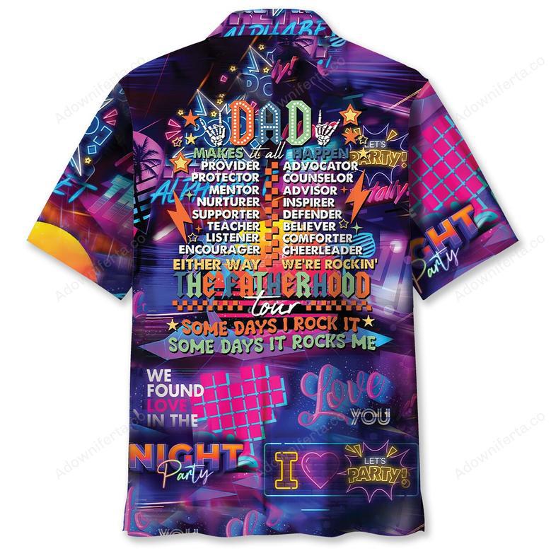 Funny Dad Tour Hawaiian Shirt