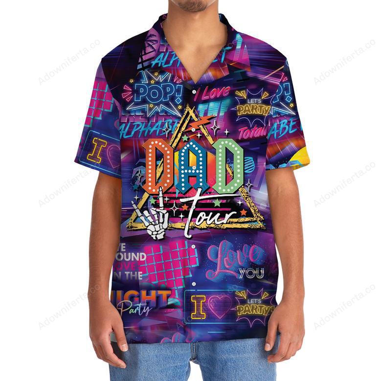 Funny Dad Tour Hawaiian Shirt