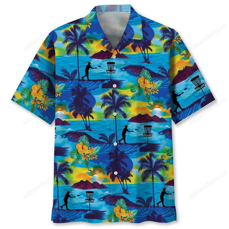 Funny Disc Golf Hawaiian Shirt