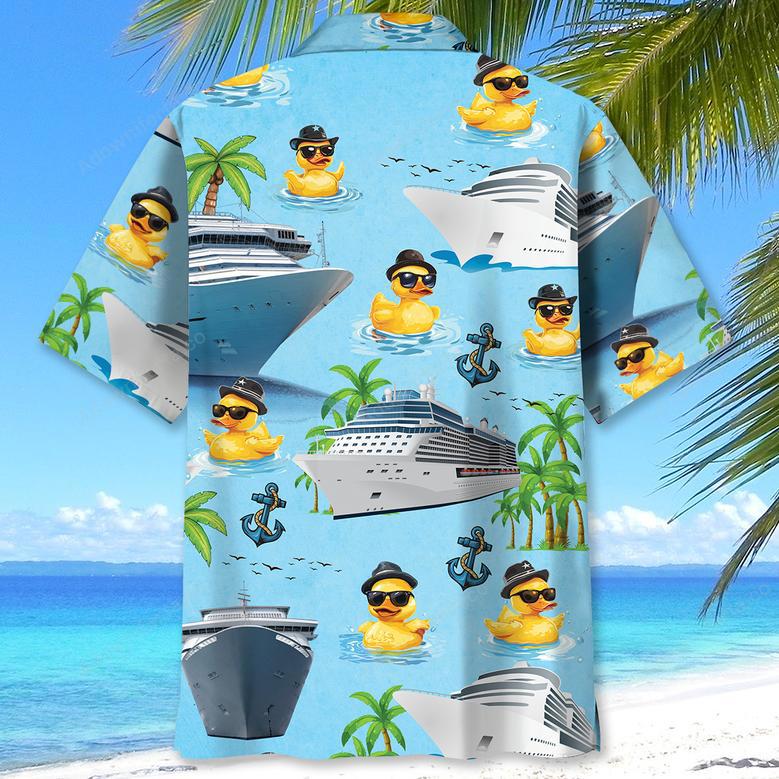 Funny Duck Cruise Hawaiian Shirt