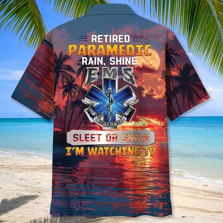 Funny EMS Retirement Hawaiian Shirt