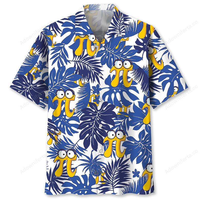 Funny Number Pi Hawaiian Shirt