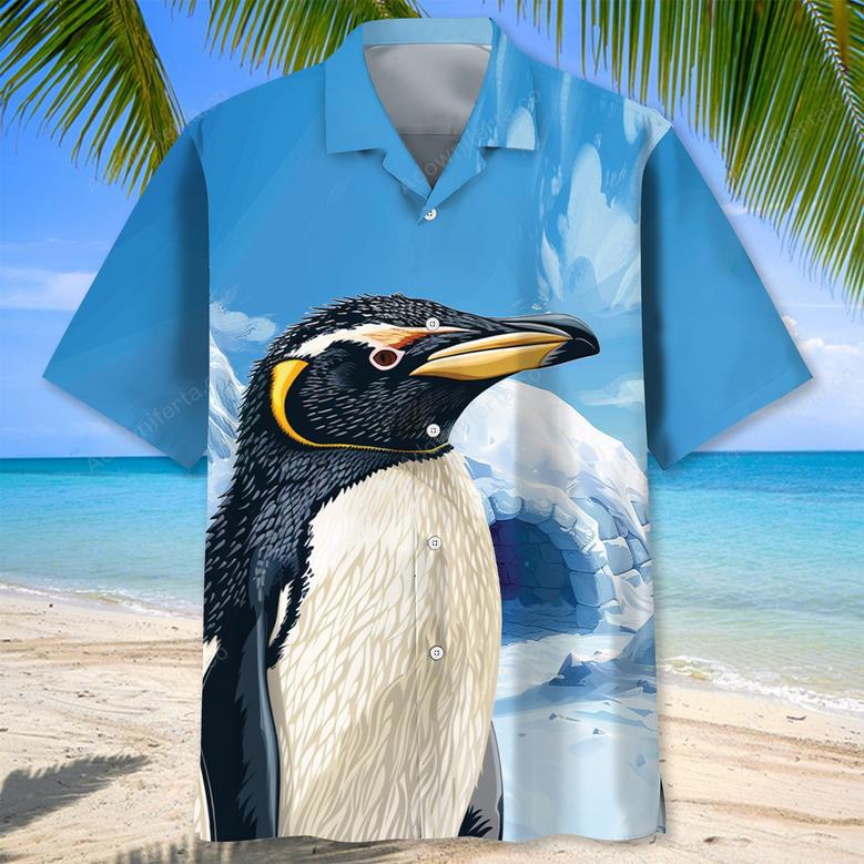 Funny Penguin North Pole Hawaiian Shirt