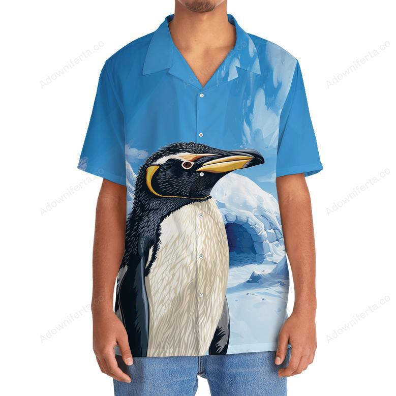 Funny Penguin North Pole Hawaiian Shirt