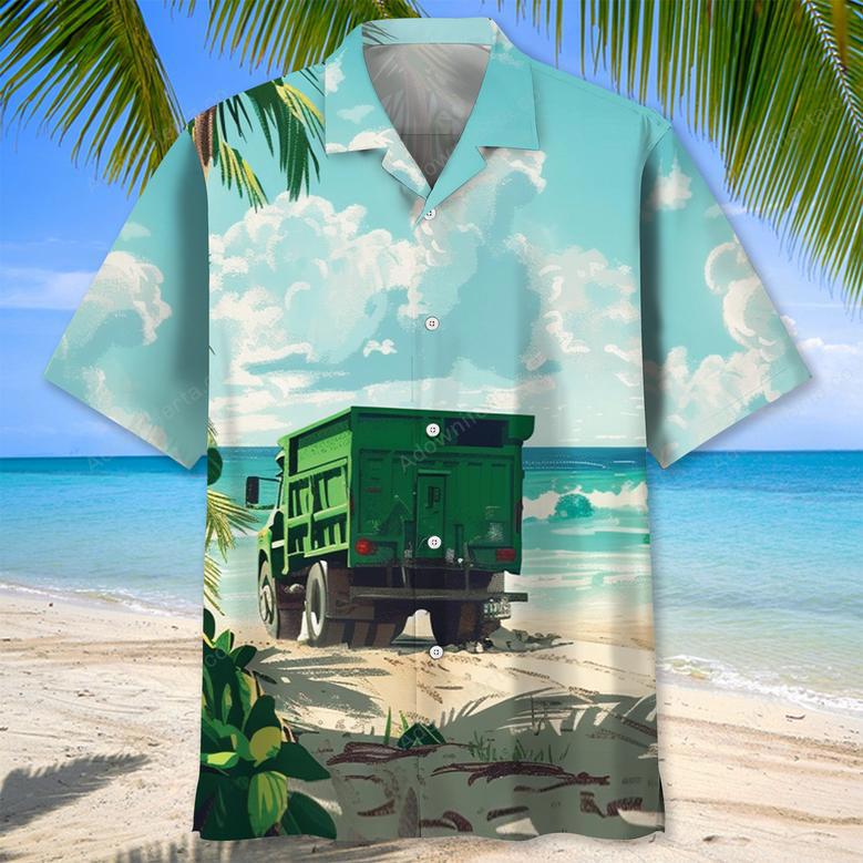 Garbage Truck Driver Retired Hawaiian Shirt