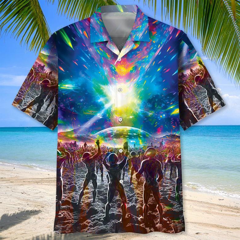 Glaxy Alien Squad Hawaiian Shirt